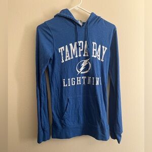 Blue Tampa Bay Lightning Hooded Tee